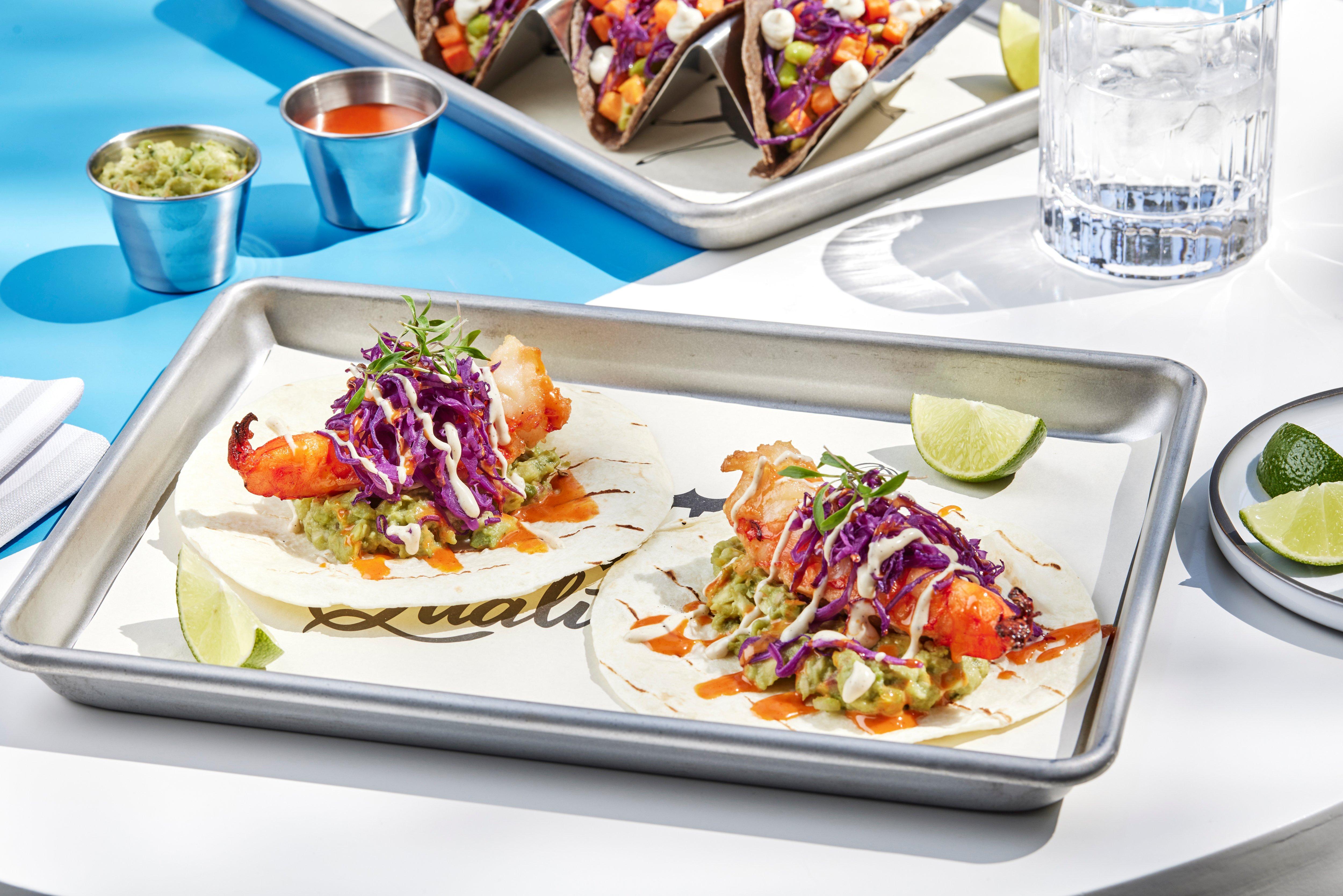 Malibu Prawn Tacos
